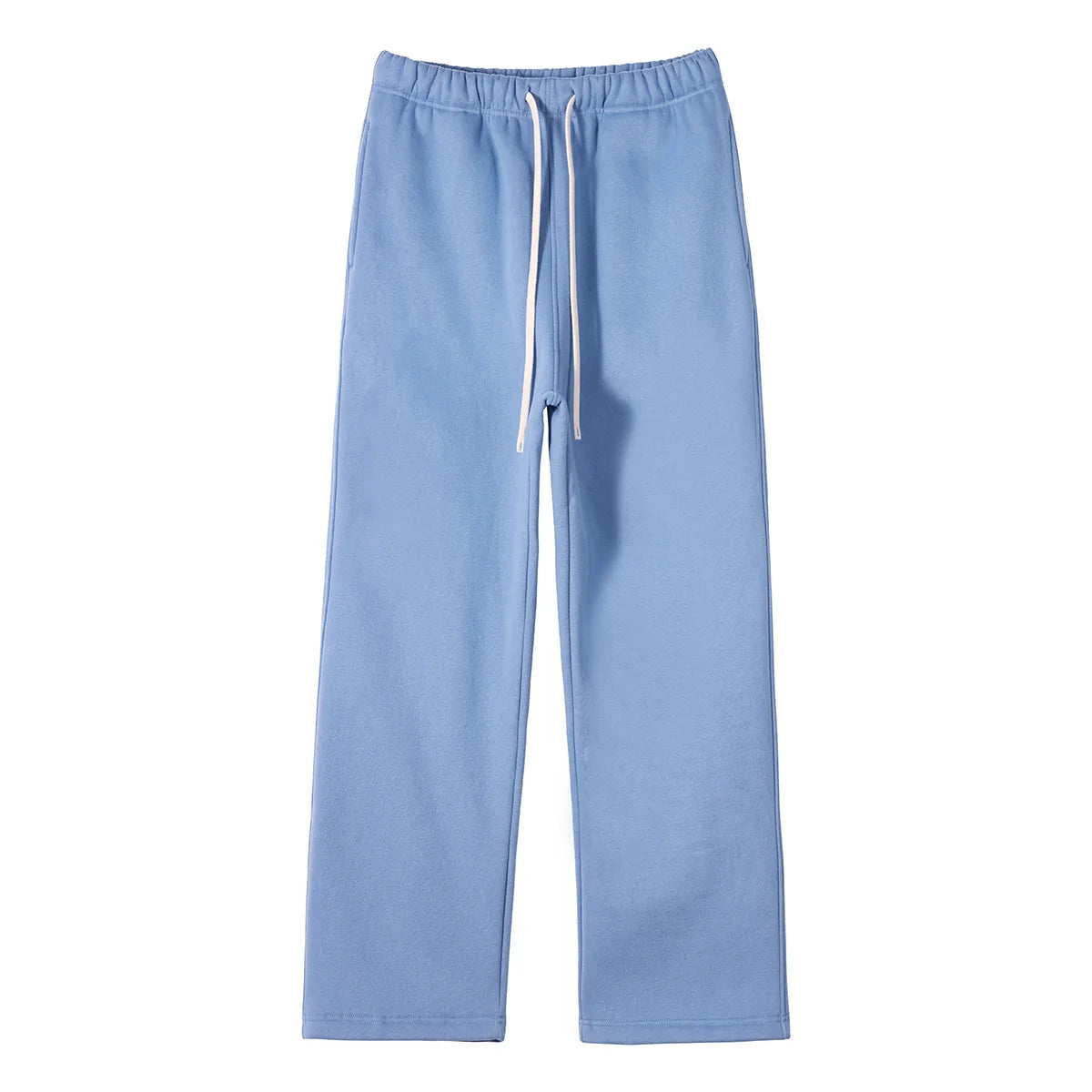 Straight-Lined, Cashmere, Solid Color Sweatpants