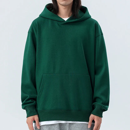16.9Oz 480Gsm Heavy Weight Cotton plus Velvet Hooded Sweater Men Thickened Tight Polar Fleece Pullover Hoodie Women Sweatshirt